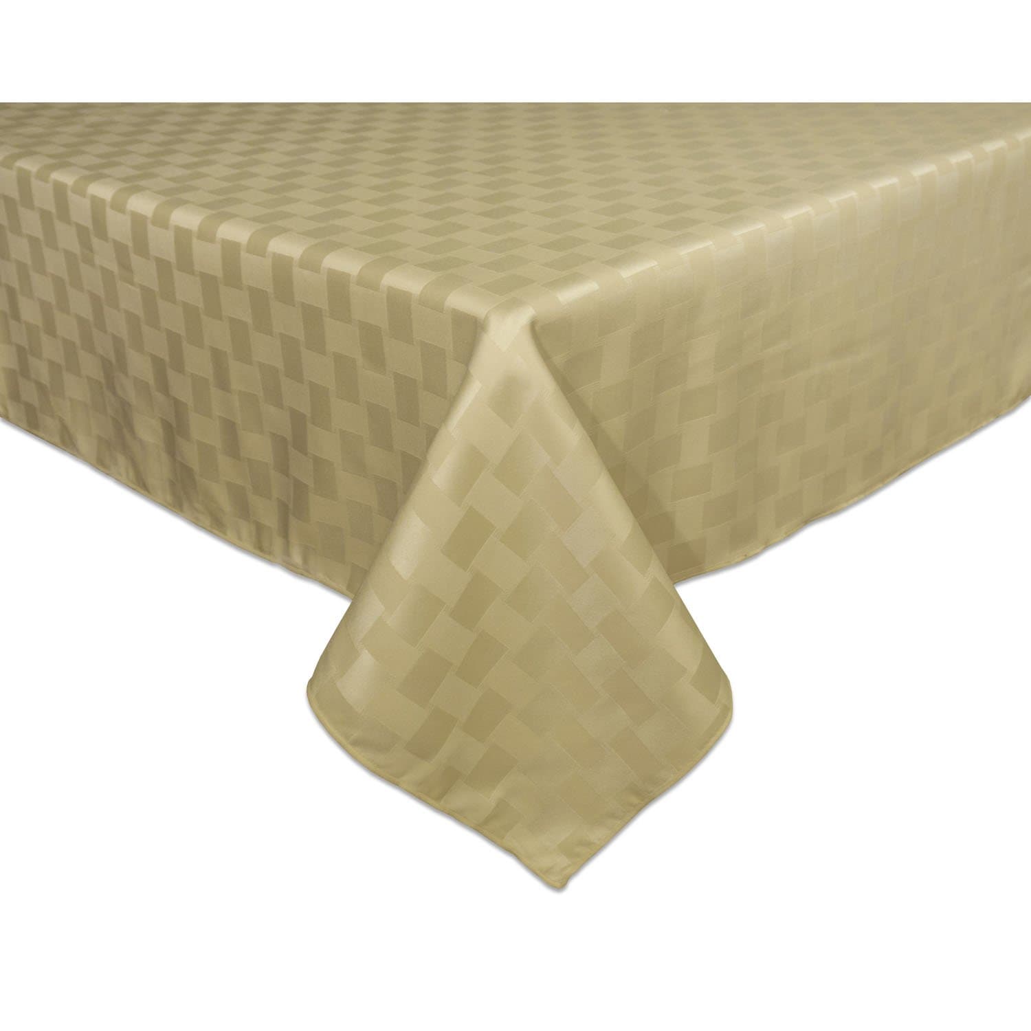 Reflections 60"x102" Oblong Tablecloth, Khaki