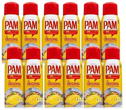 PAM Original Cooking Spray 10 oz (2 count) (Pack of 6)