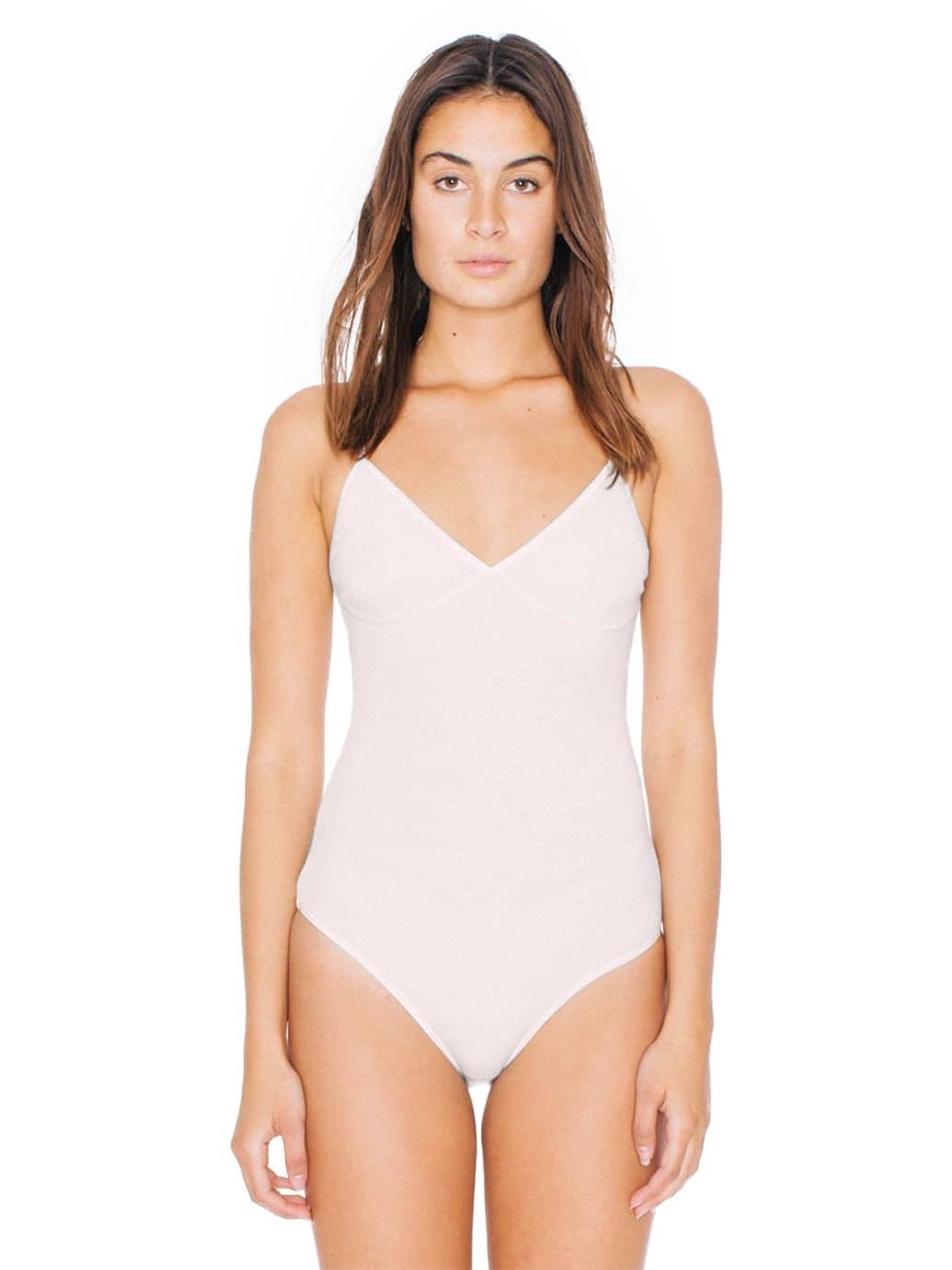 American Apparel Women's 2x2 Rib Triangle Top 'Sofia' Bodysuit