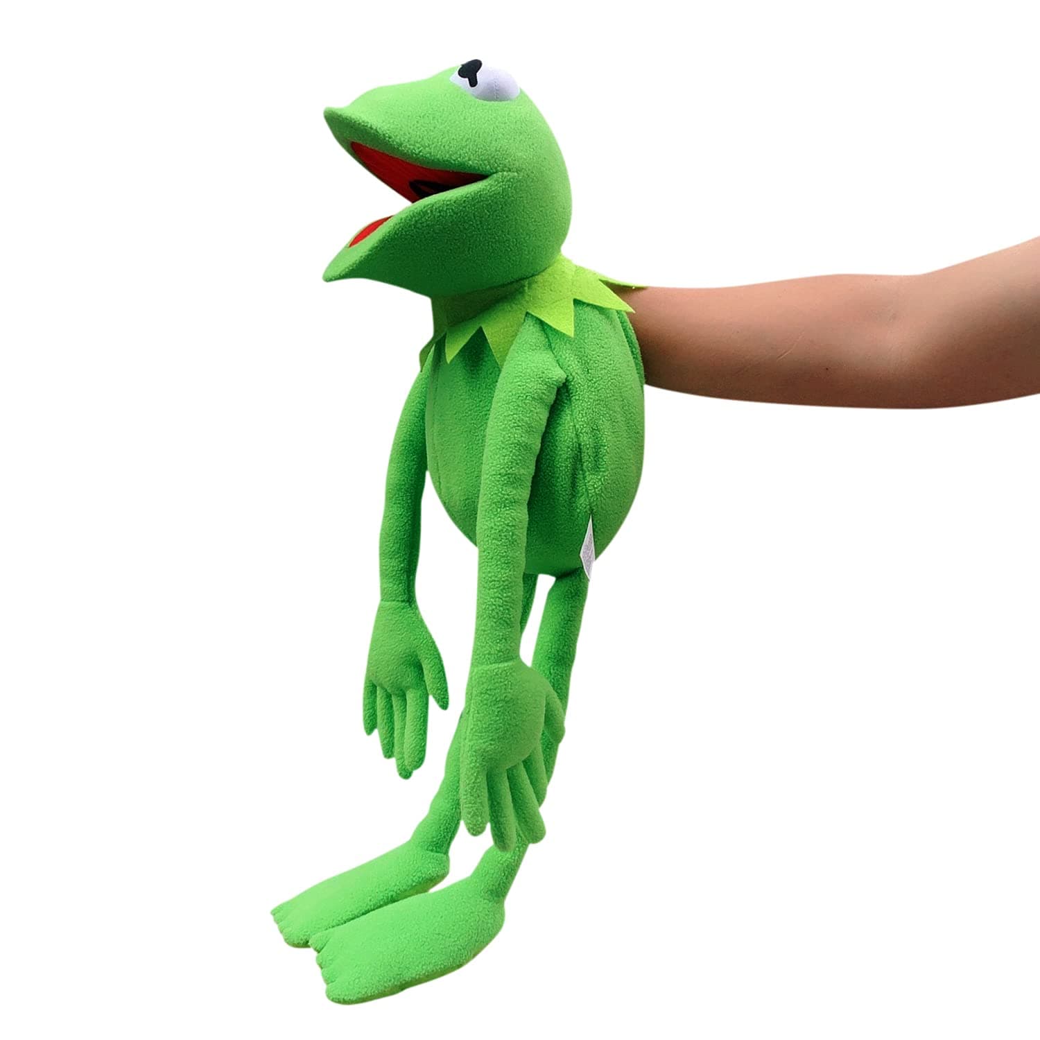 SUIYUEOUR Kermit Frog Hand Puppet, Frog Plush,The Muppets Show, Soft Frog Puppet Doll Suitable for Role Play -Green, 24 Inches