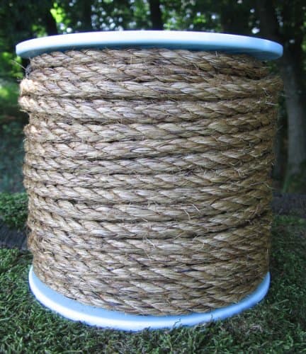 Manila Rope diameter 10 mm – 50 m on disc spool, manila rope