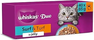DUO Adult Wet Cat Food in Jelly 40x85g Surf & Turf