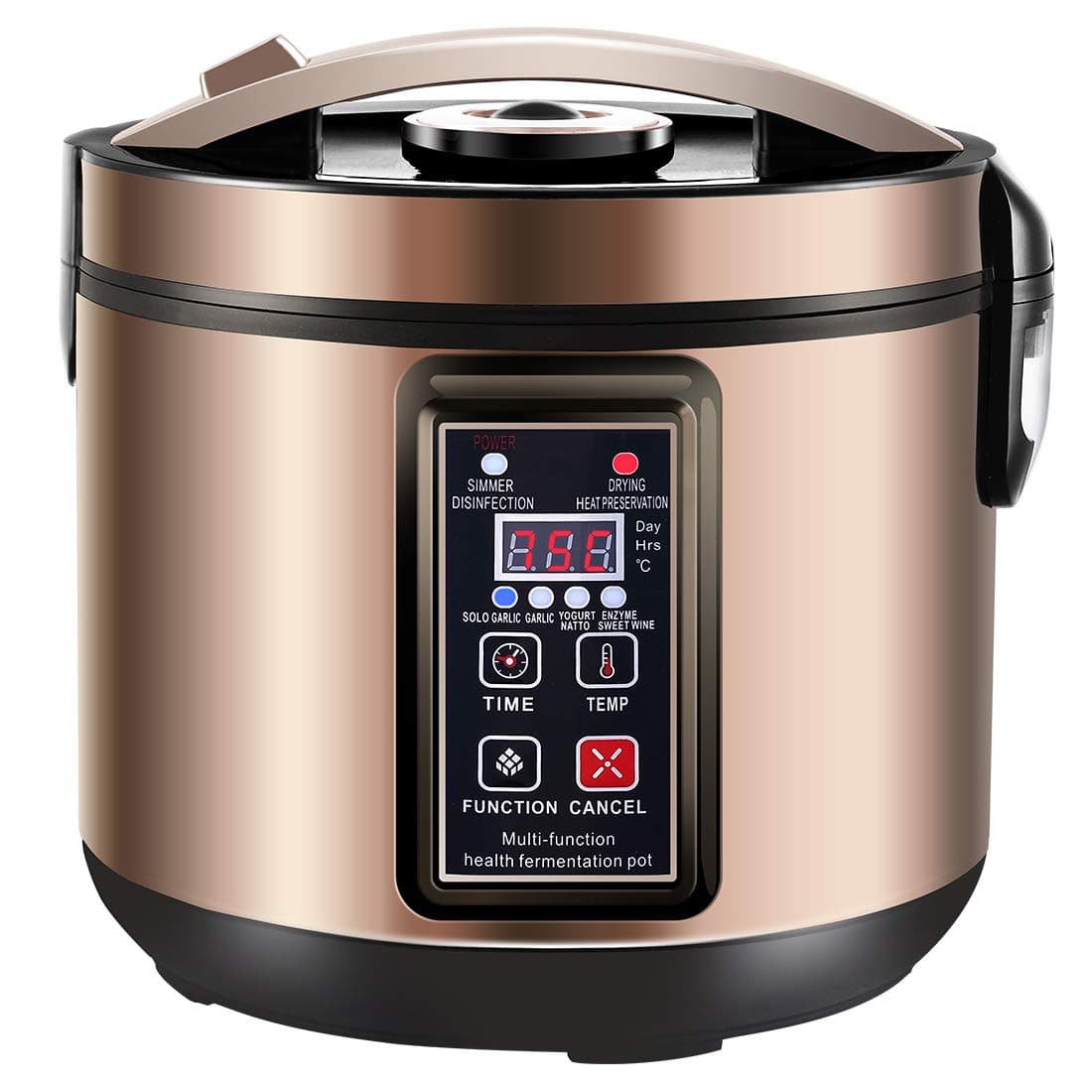 6L Black Garlic Fermenter,Yogurt Maker with Adjustable Temperature & Time Control,Kimchi machine,Sweet Rice Wine Maker Full Automatic,Natto Maker,FCC UL Listed