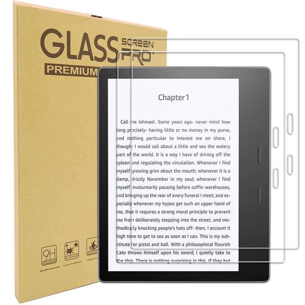 T Tersely[2 PACK] for Kindle Oasis 7 inch (2017 Release/2019 Release) Screen Protector, Tempered-Glass Screen Protector for Amazon All-New Kindle Oasis E-Reader 7 inch (2017 Release/2019 Release)