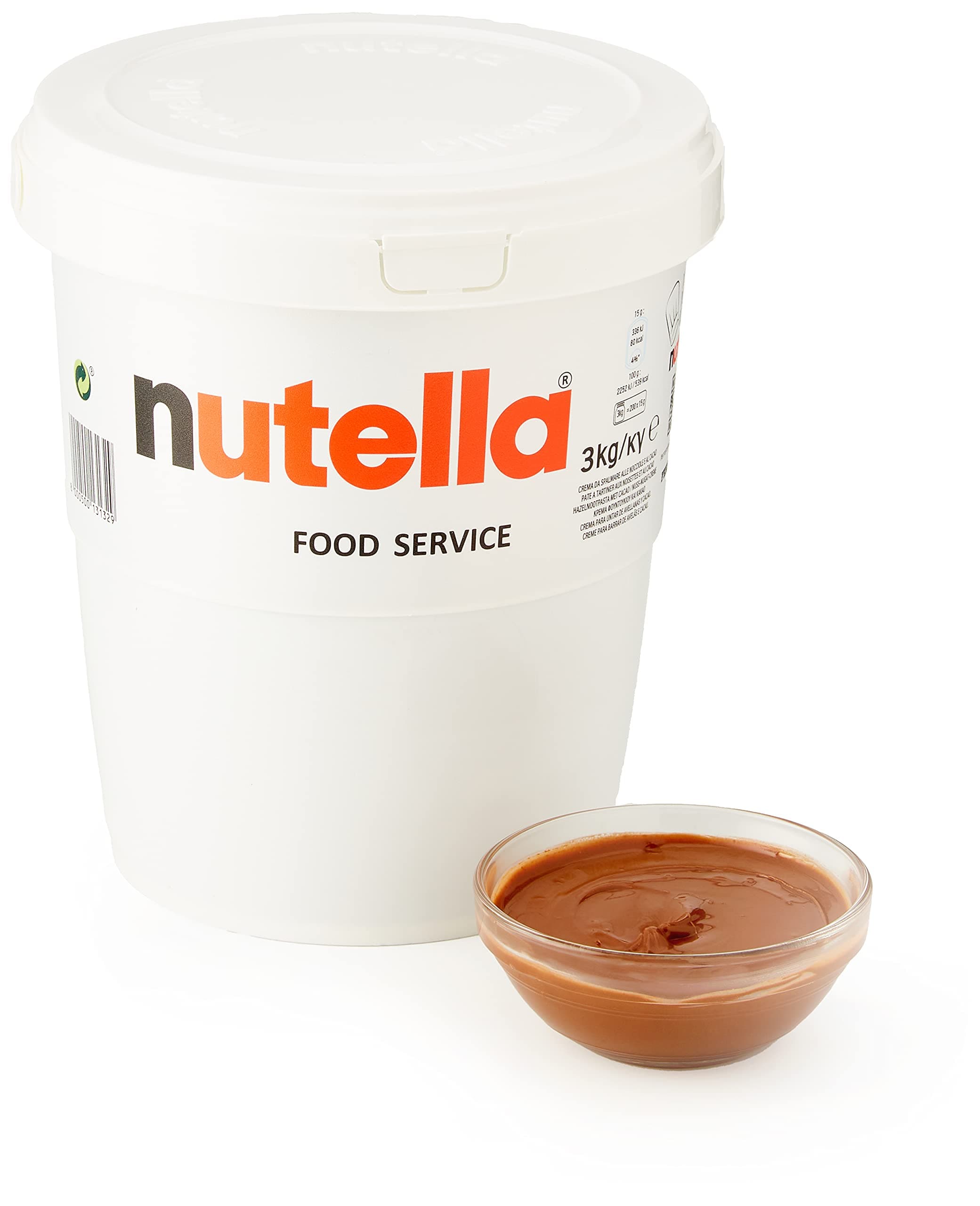 Nutella Ferrero Chocolate Hazelnut Spread Tub 3kg