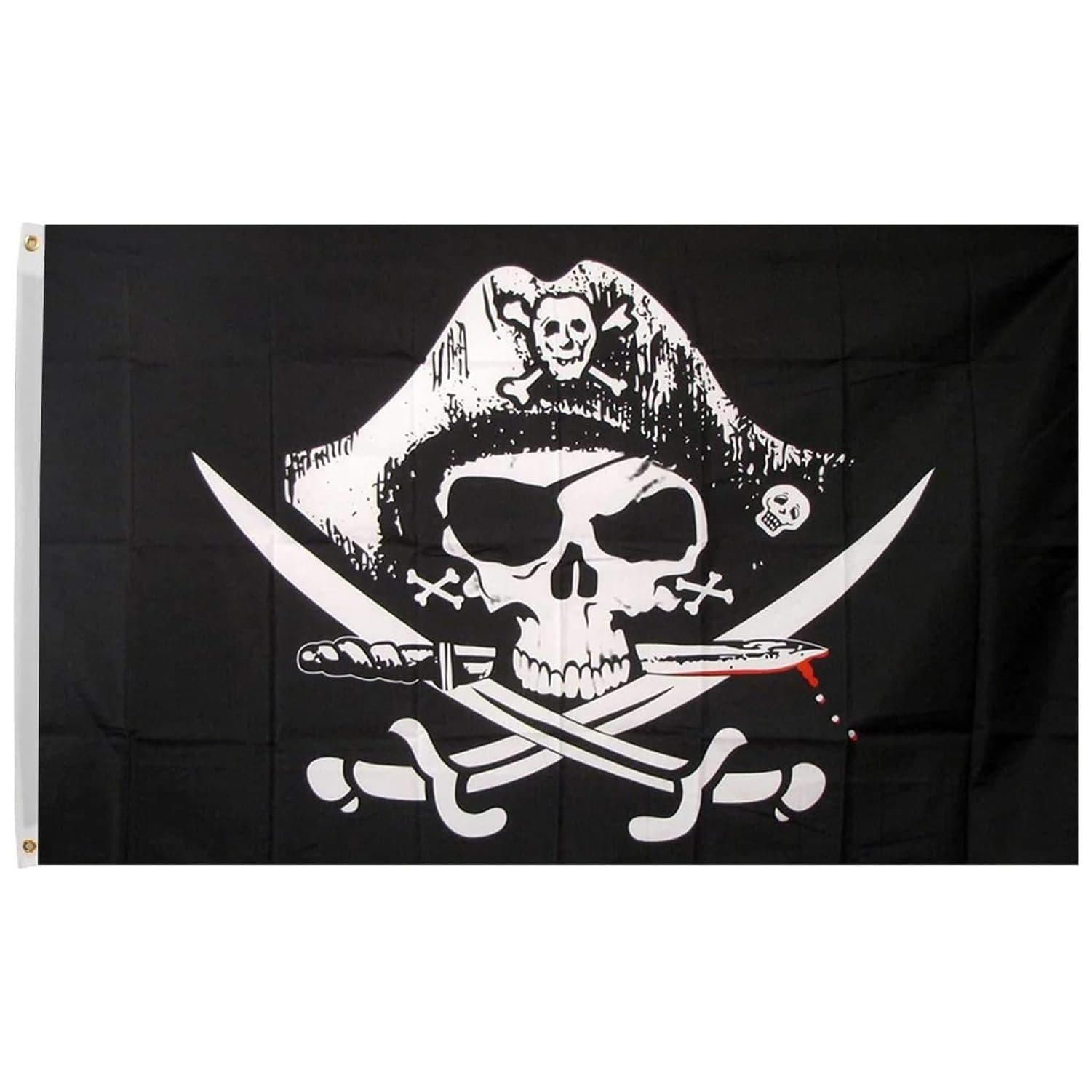 3x5 Ft Dead Man's Chest Pirate Polyester Flag with Brass Grommets