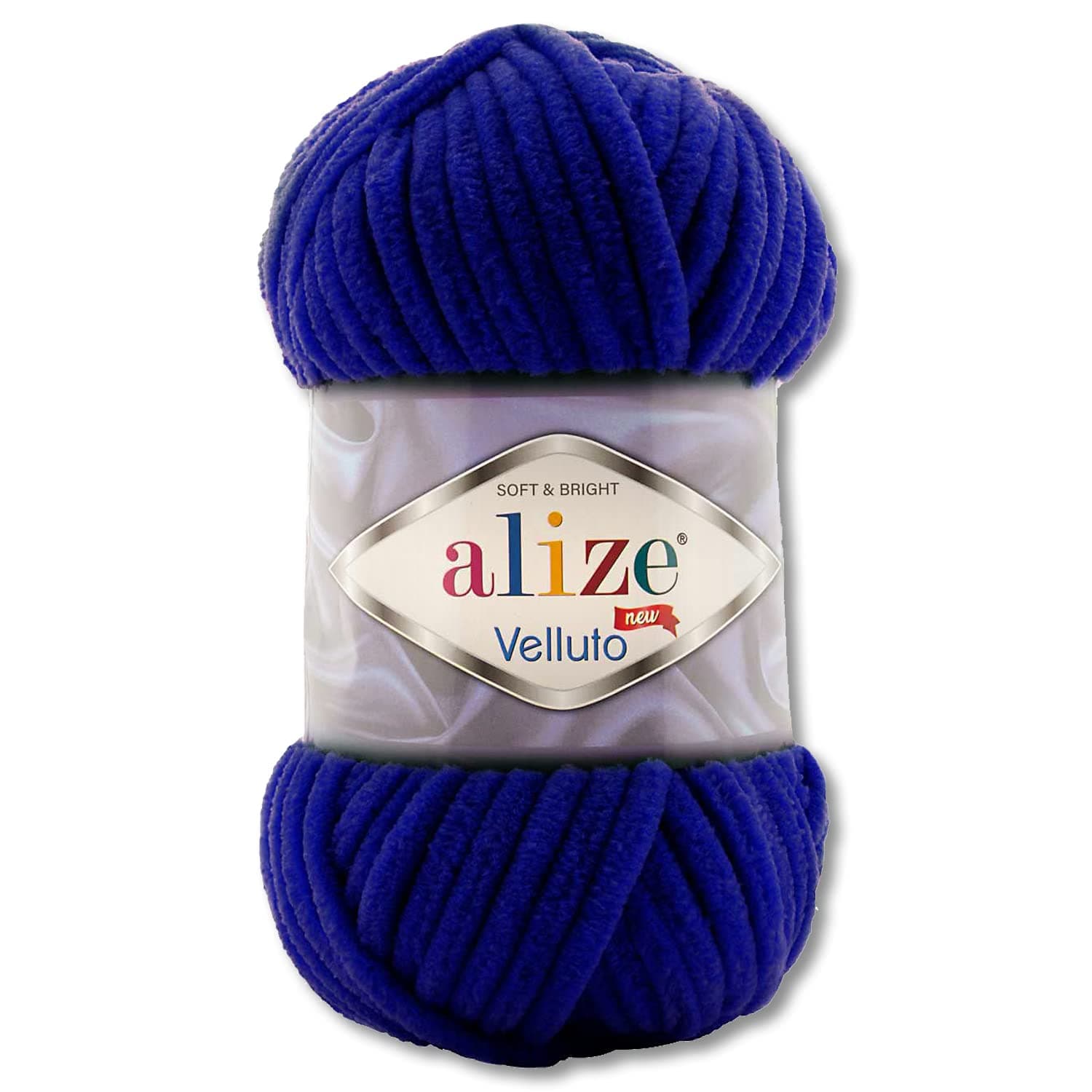 Wohnkult 100 g Alize Velluto Wool in 30 Selection (360 | Dark Blue)