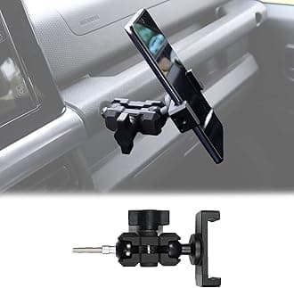 Car Phone Holder for Suzuki Jimny JB64 Jimny Sierra JB74 JC74 Nomad Smartphone Holder Phone Stand Aluminum Car Interior Parts Accessories Custom Designed 2019-2024