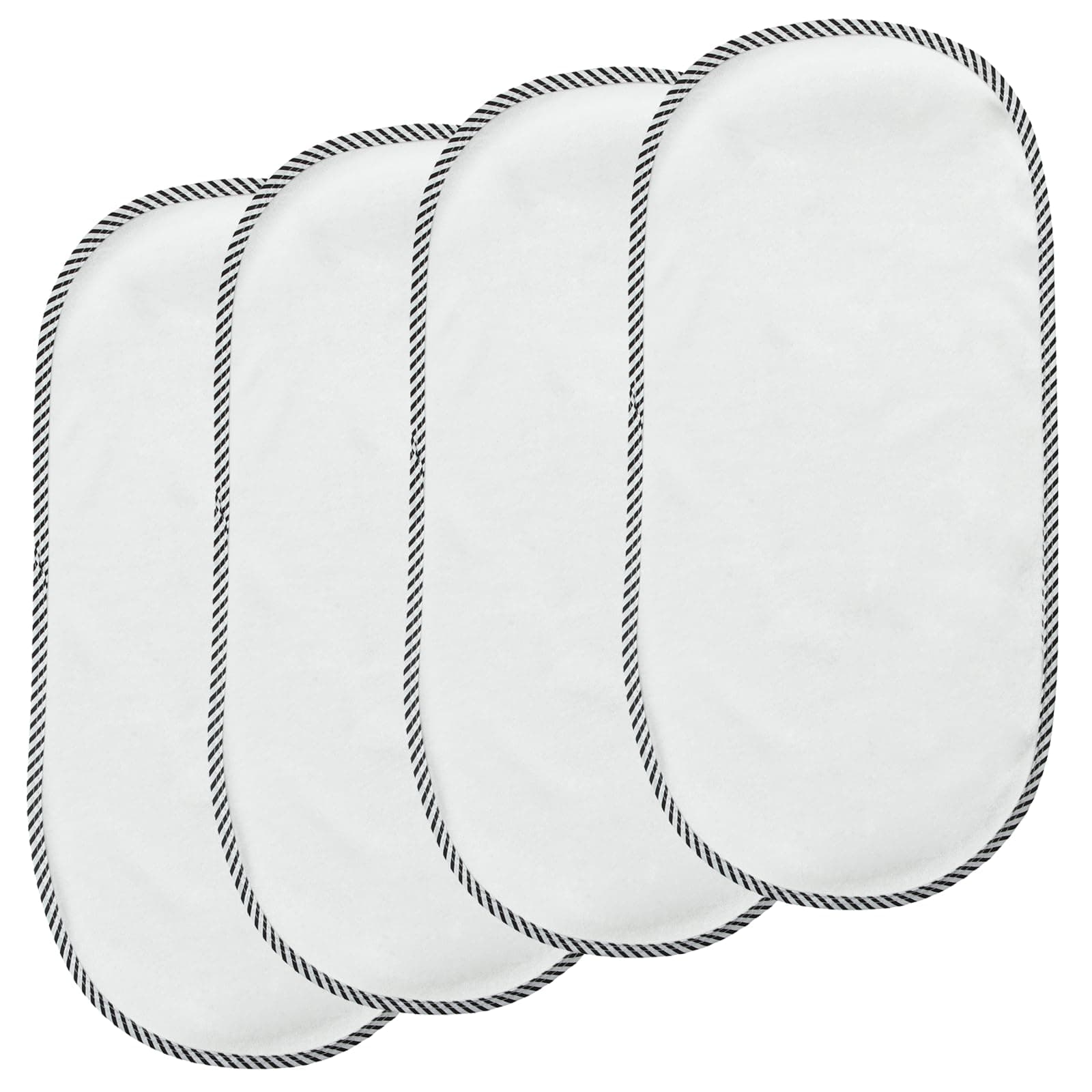 PandaEar 4 Pack Waterproof Changing Pad Liners, Baby Diaper Changing Underpads Liner Soft Changing Table Cover -60 x 30cm