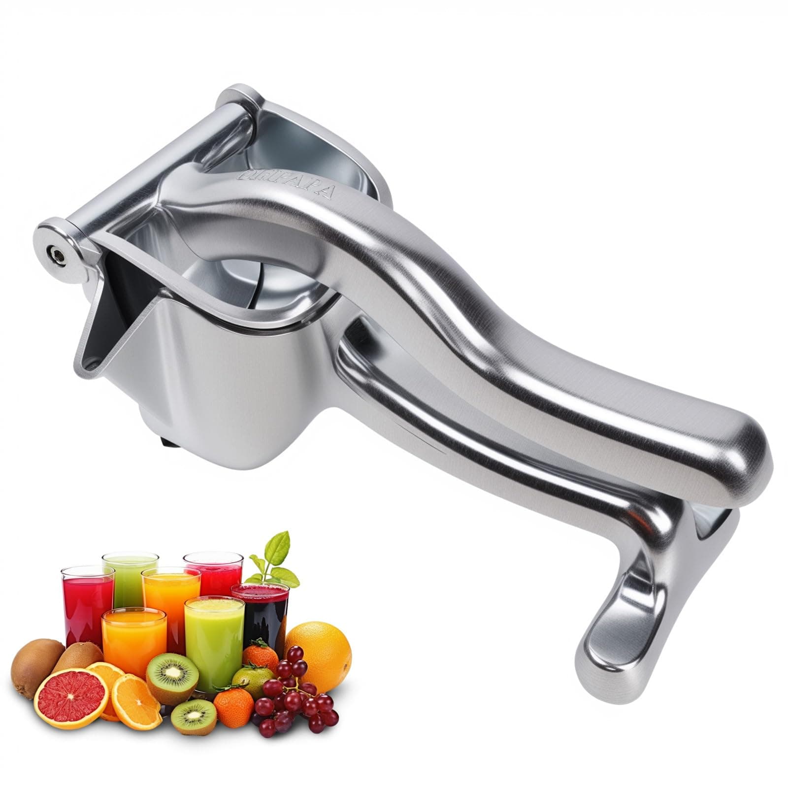 OldPAPAHeavy Duty Single Press Lemon Squeezer, Hand Squeezer,Premium Quality Metal Aluminum alloy Lemon Squeezer, Manual Citrus Press Juicer, Lemon Lime juice, orange juice, apple juice