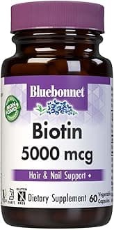 Blue Bonnet Biotin 5000 mcg Vegetable Capsules