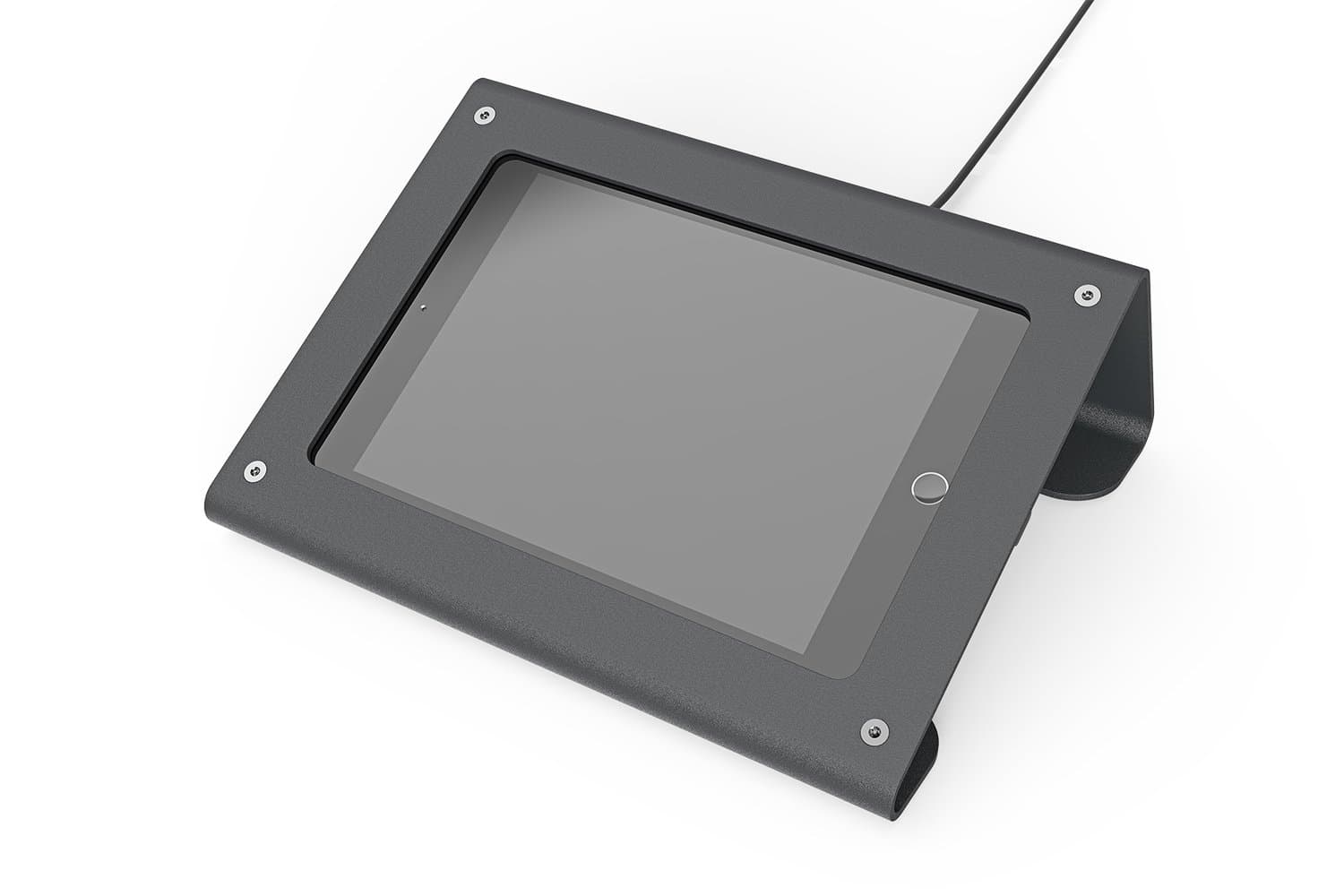 Meeting Room Console for iPad Mini Secure Stand for Video Conferencing Control (Black/Grey)