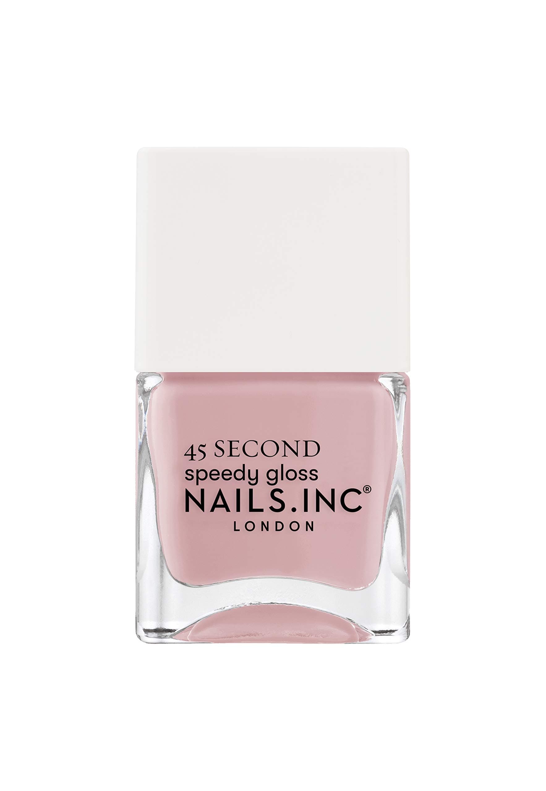 45 Second Speedy Gloss, Kings Cross Keeps Cool, Mauve, No Chip, Long Lasting, Quick Dry, Air Dry, Professional Manicures & Pedicures, Fingernails & Toenails, Vegan Nail Polish, 14 ML