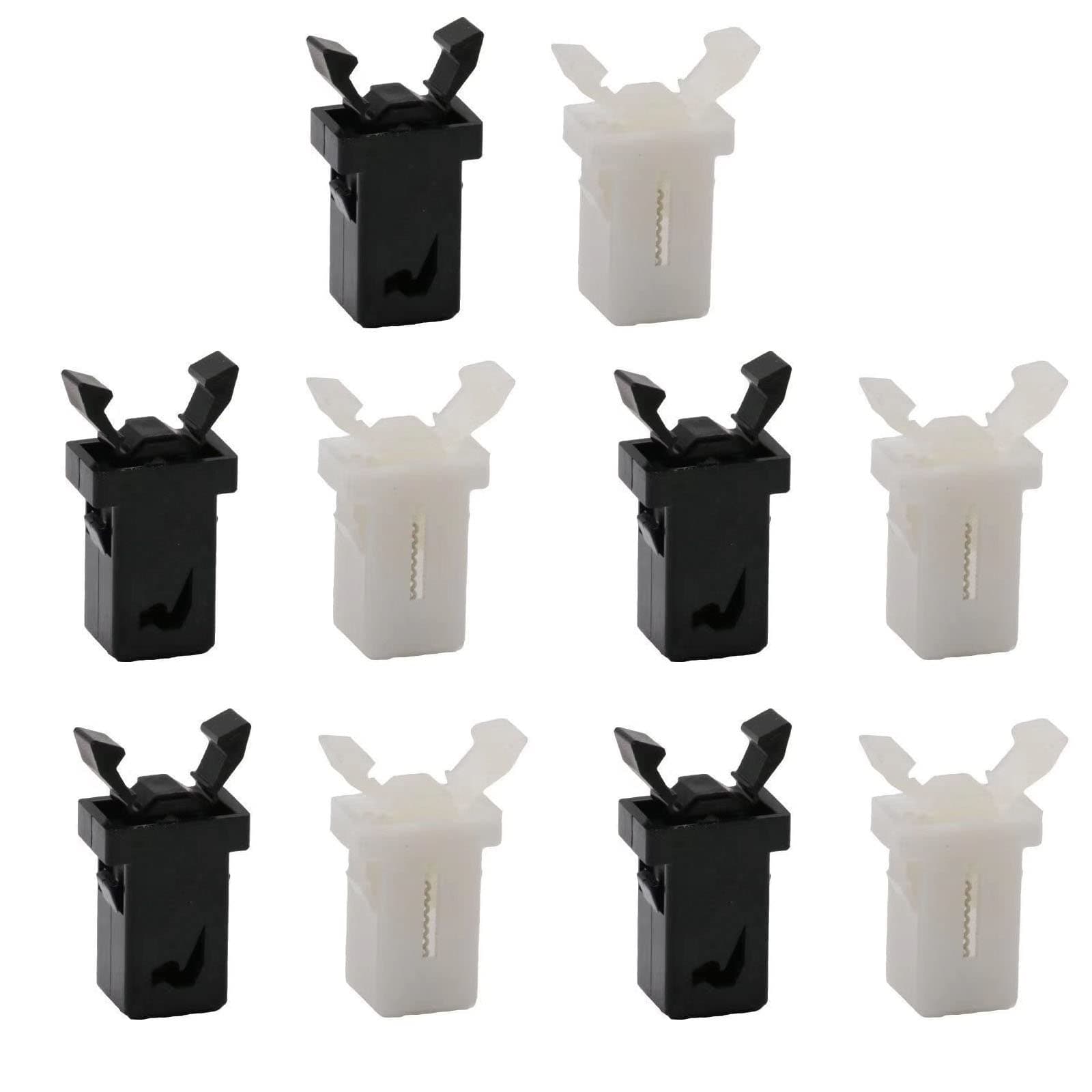 10 Pack Trash Can Lock Replacement Spare Parts Waste Bin Press Buckles Touch Top Lid Bin Latch Repair Clip Button Garbage Can Lid Locks Push-Type Switch Lock Self- Locking Trash Switch