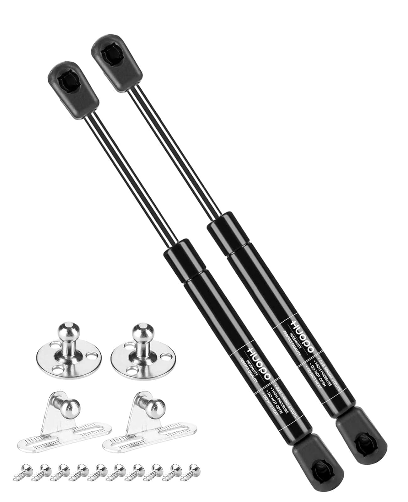 7 inch 18lb/80N Gas Struts for Sentry Safe Replacement Parts, 7" Shock Spring Lift Support for Cabinet Door Lightweight Lid Toolbox Toybox Storage Deck Boat Hatch, Set of 2 by HUOPO