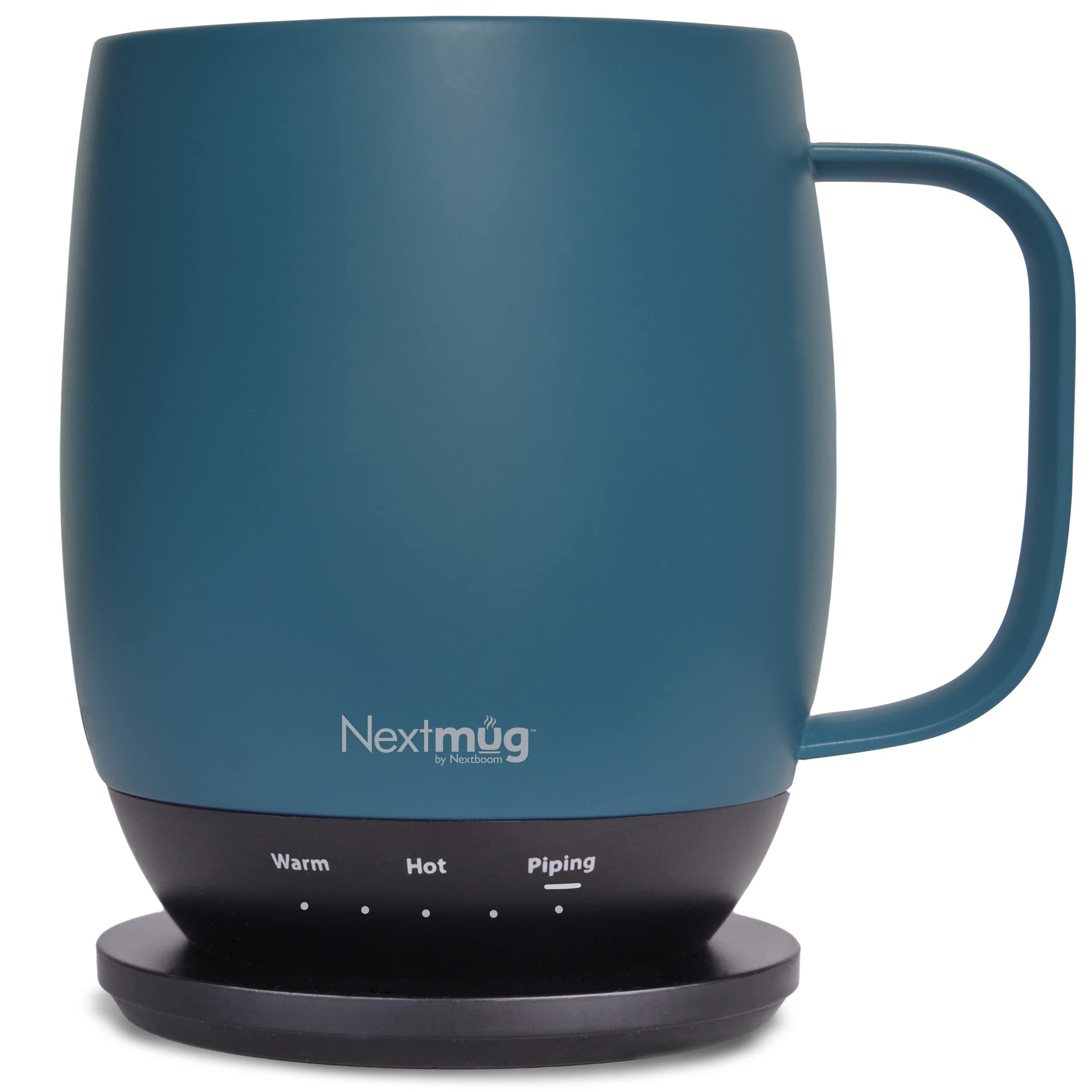 Temperature-Controlled, Self-Heating Coffee Mug (Slate Blue - 14 oz.)