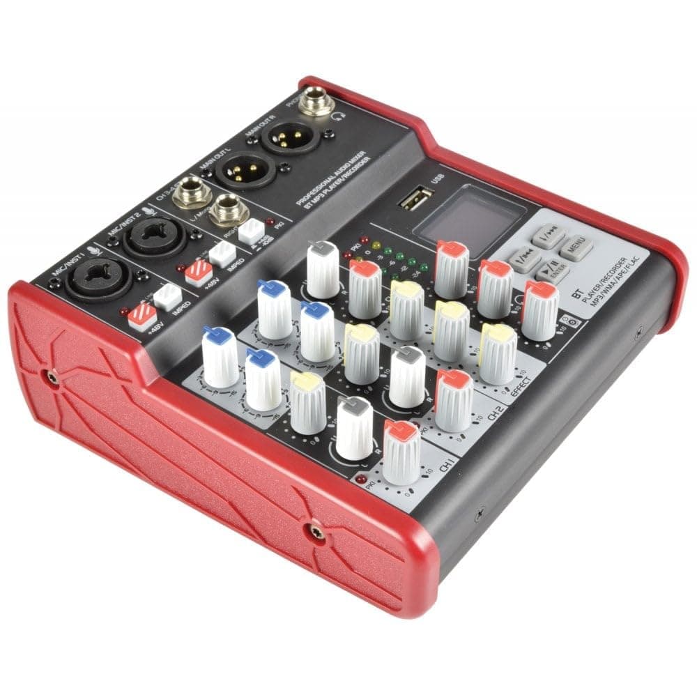 Citronic | CSM Compact Mixer With USB & Bluetooth | 2 mono + 1 stereo