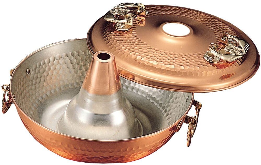 Copper shabu-shabu (Lightly-boiled Thin Sliced Beef in Hot Soup) pot Terusumeragi 26cm 7774ap by Takegoshi industry