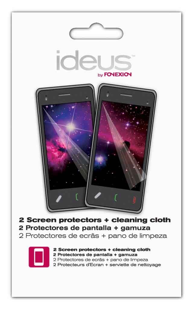 Ideusppsonyx12 – Screen Protector for Sony Xperia Arc S X12 (Pack of 2 with Cleaning Cloth), Transparent