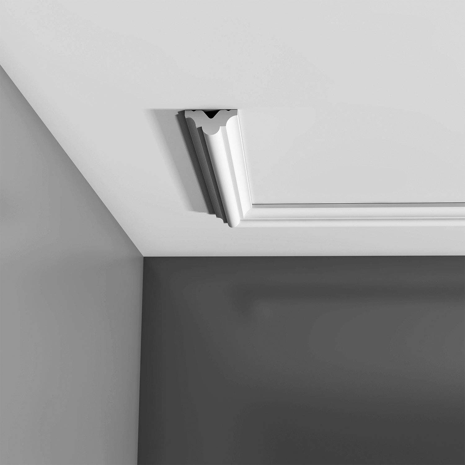 Orac Decor PB513 | Durofoam Panel Moulding | Primed White | 1-3/8in H x 78in Long