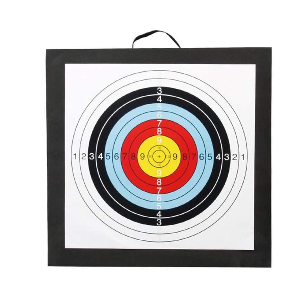 Lightweight Archery Target for Backyard - High Density Self Healing EVA Foam Board Arrow Target for Cross bow or Compound Bow Shooting Practice, 50 x 50 x 5cm