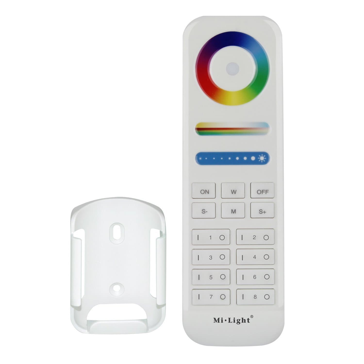 Miboxer Milight 8 Zone RGBCCT remote control, 2.4GHz compatible with Miboxer RGBCCT series lamps and controllers, fut089