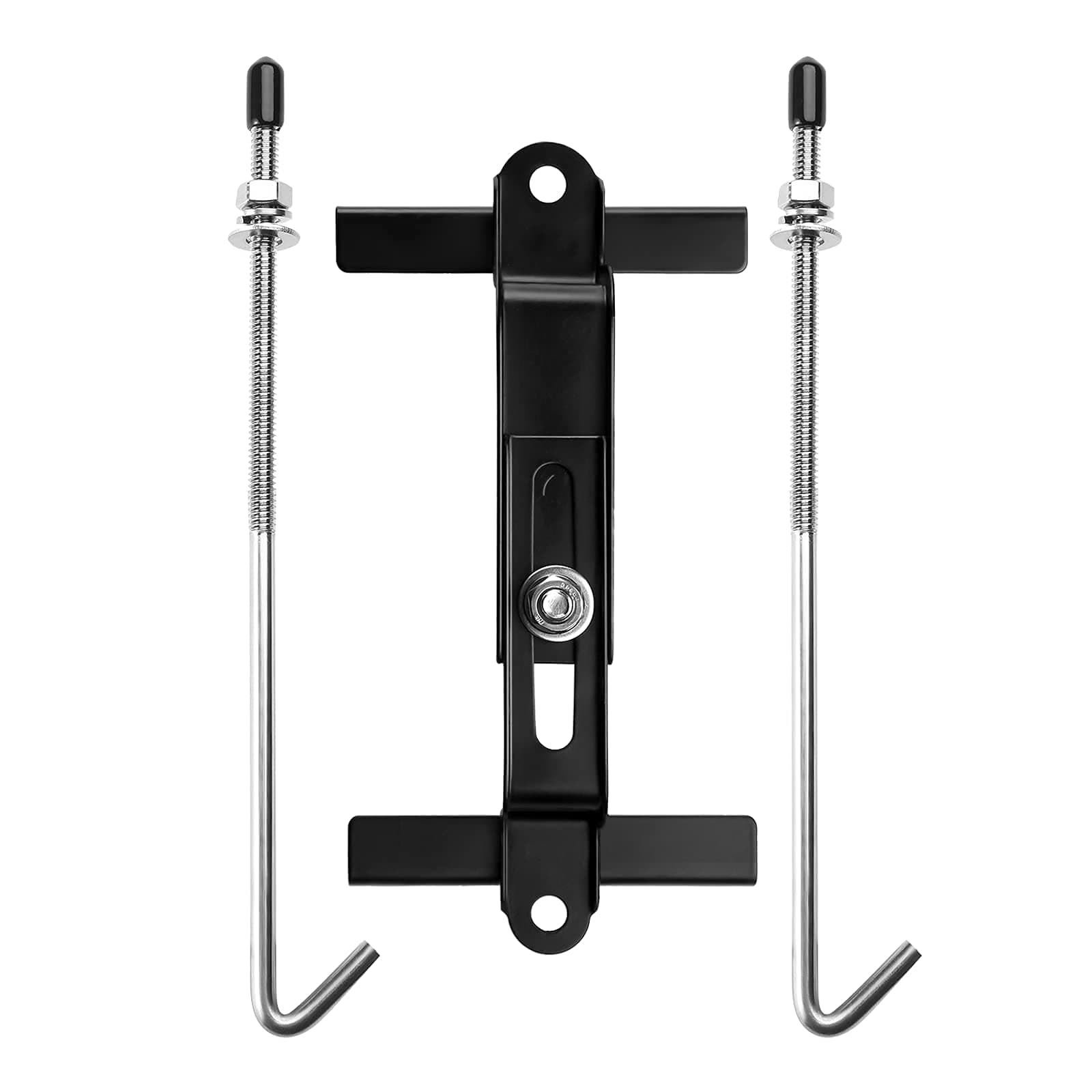Adjustable Battery Hold Down,Universal Crossbar with 10''length,18-8 (304) Stainless Steel J bolt sets
