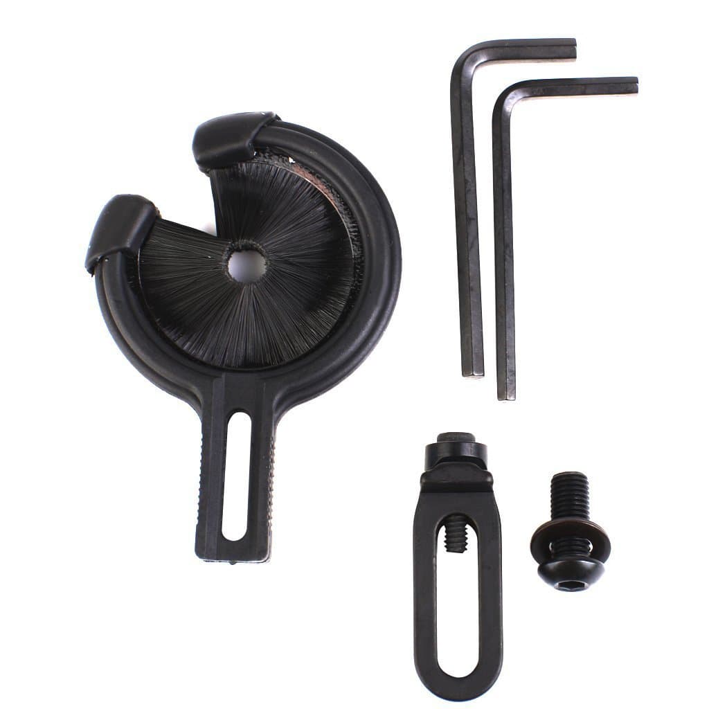 ZCSMg Practical Compound Bow Accessory Archery Rest with Brush for Left or Right Hand(Black)