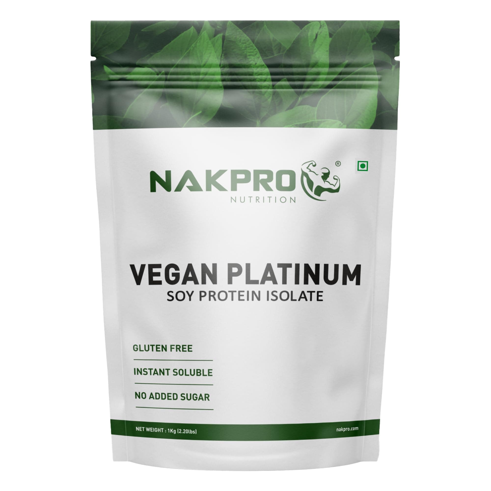100% Soy Protein Isolate, Vanilla - 1kg | 25.3g Protein, 4.6g BCAA | Natural Vegan Plant Protein Powder | Easy To Digest | All Essential Amino Acids for Muscle Gain and Recovery
