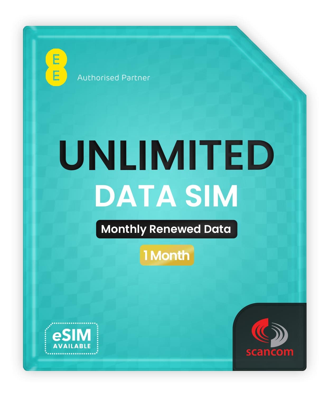EE Unlimited Data SIM – Uncapped 5G Speeds – No Contract – Preloaded for 1 Month from Order – Mobile Broadband for Routers & Phones