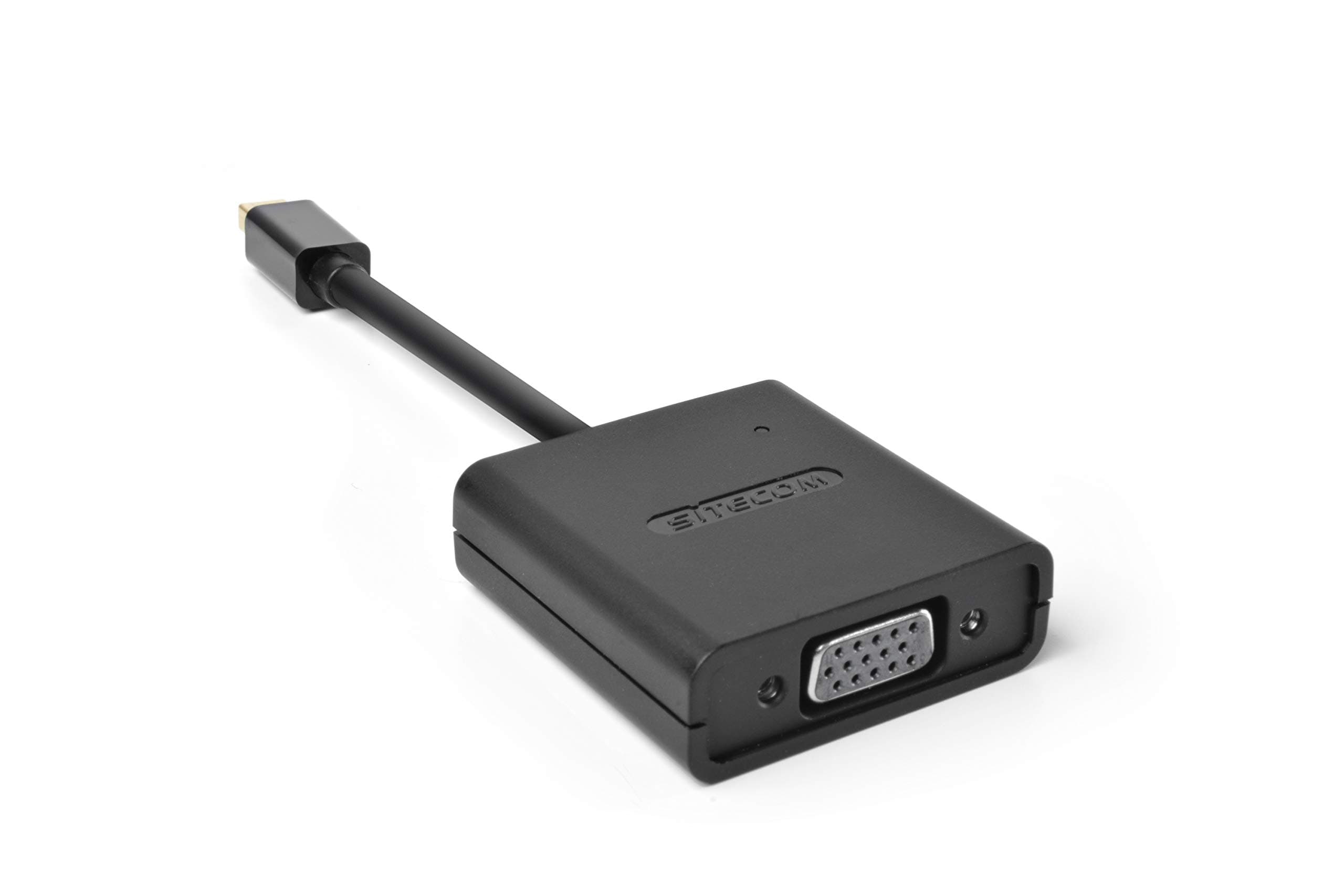 Sitecom CN-345 Mini DisplayPort to VGA Adapter - Black