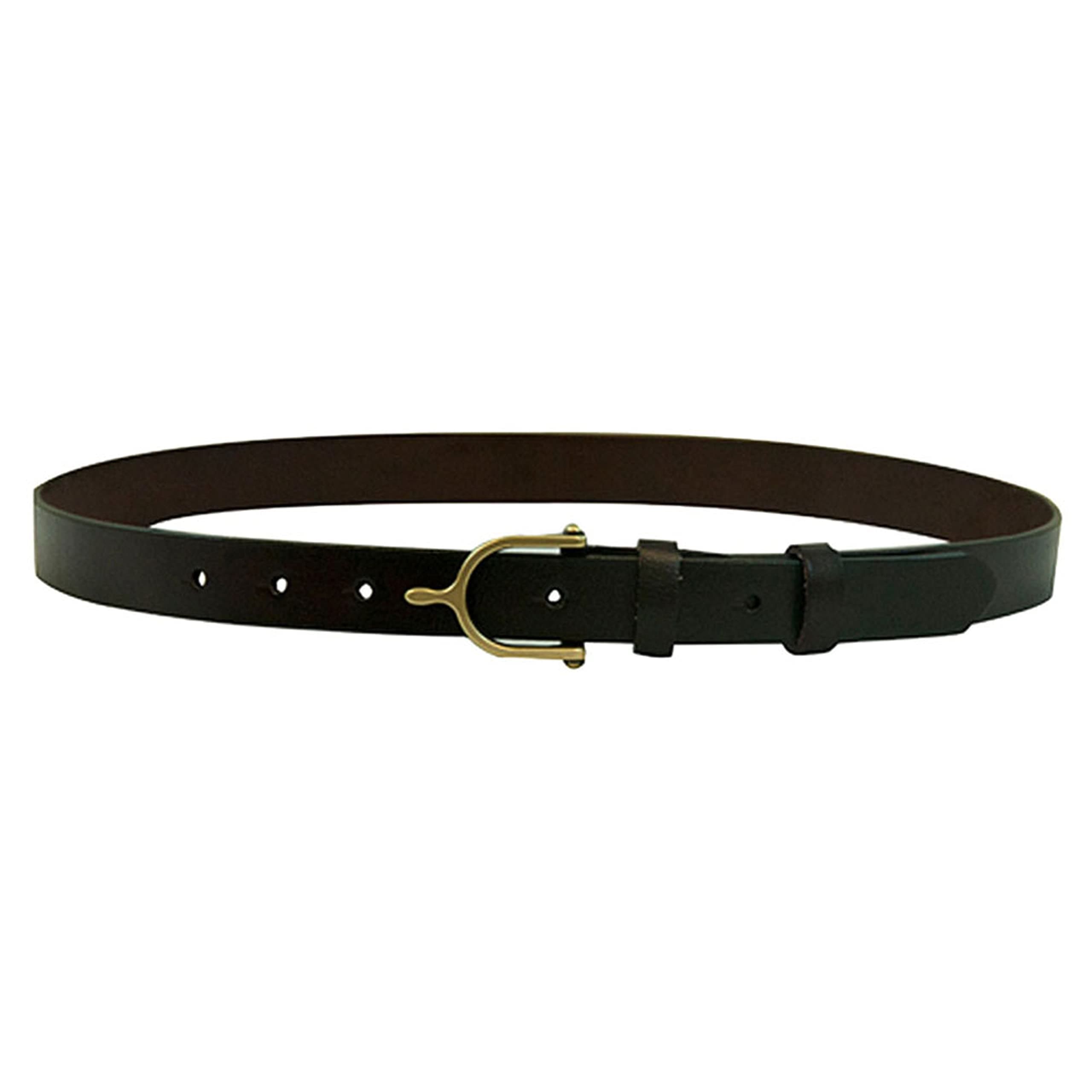 Leather Belt with Spur Buckle