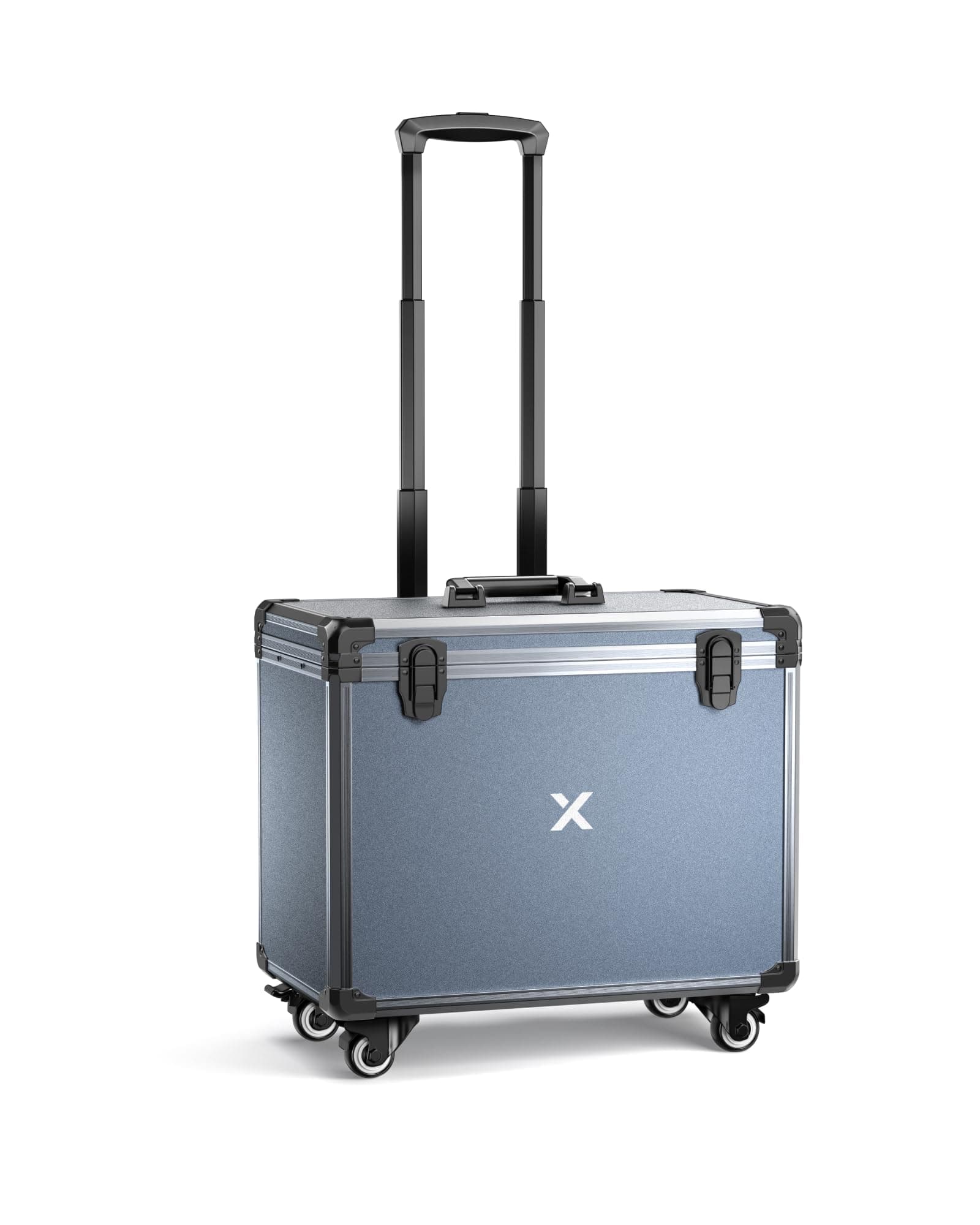 xTool F1 Rolling Hard Case for F1 Craftshow, Shockproof Shell and Embedded Foam Protect F1 Laser Machine, Retractable Handle and Omni-directional Wheels Smooth Slipping, Craft& Travel On the Go.