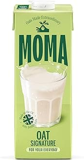 MOMA - Signature Oat Drink - 1L • 100% Plant-Based & Vegan • Made with British Oats • Low in Saturated Fat • No Added Sugar • Enriched with Vitamins