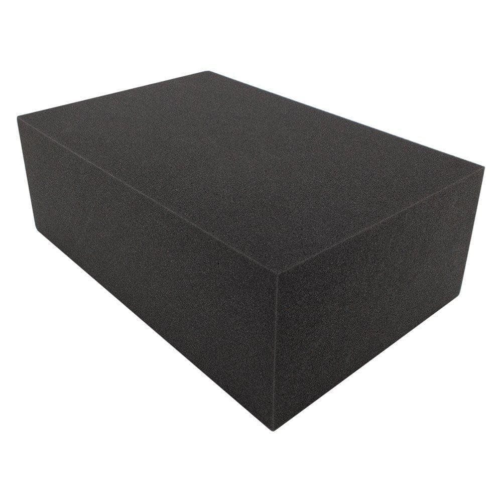 Solid Foam Block Insert L420xW280xD150mm for EN-AC-FY-A030 Flight Case, Low Density, Spring-back Protection