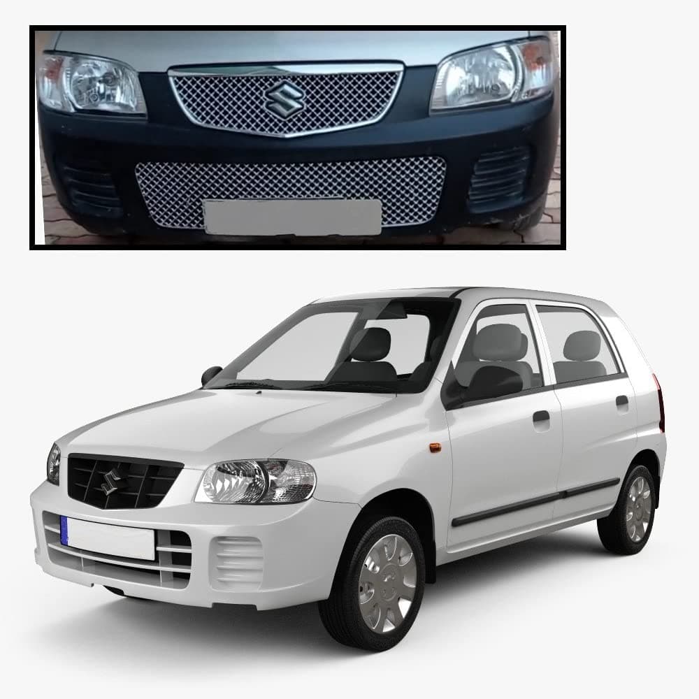 Bentley Style Front Grill Suitable for Maruti Alto Type 2 (2006 to 2009) (2pc)