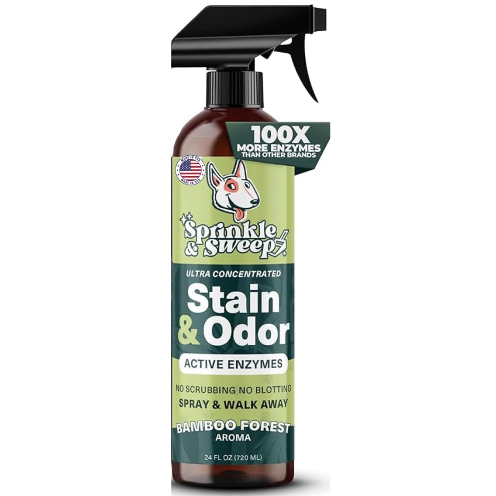 Sprinkle & Sweep Enzyme & Bacteria Based Stain & Odor Eliminator