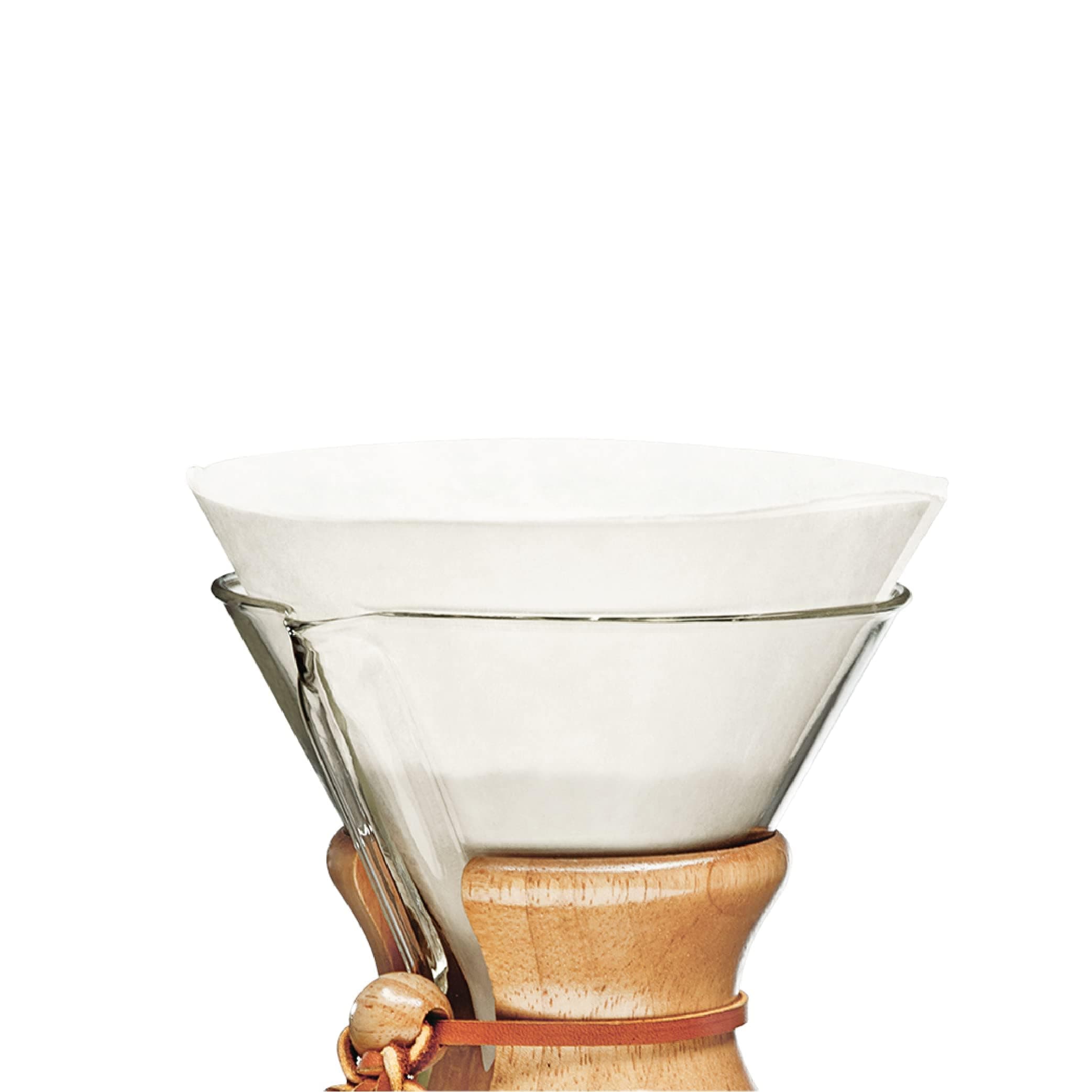 Chemex Bonded Coffee Filter - Pre Folded Circles,100 filters per pack - Compatible with CM-1, CM-1C, CM-1GH Coffee Makers