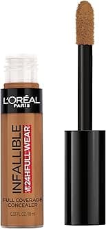L'Oreal Paris Makeup Infallible Full Wear Waterproof Matte Concealer, Full Coverage, Cocoa, 0.33 fl. oz.