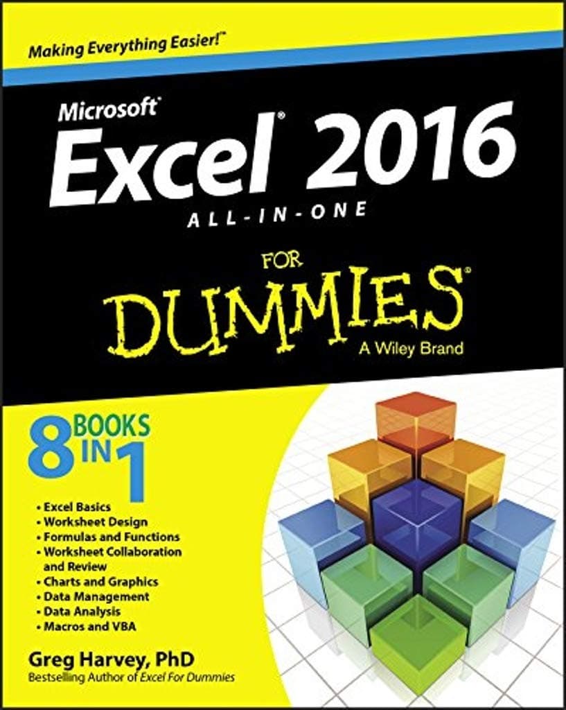 Excel 2016 All–in–One For Dummies