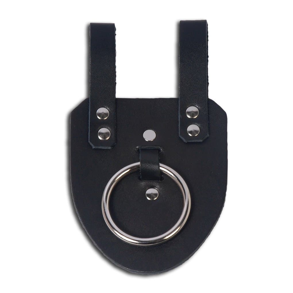 Medieval Axe Frog Black Leather BTS-2251-BK