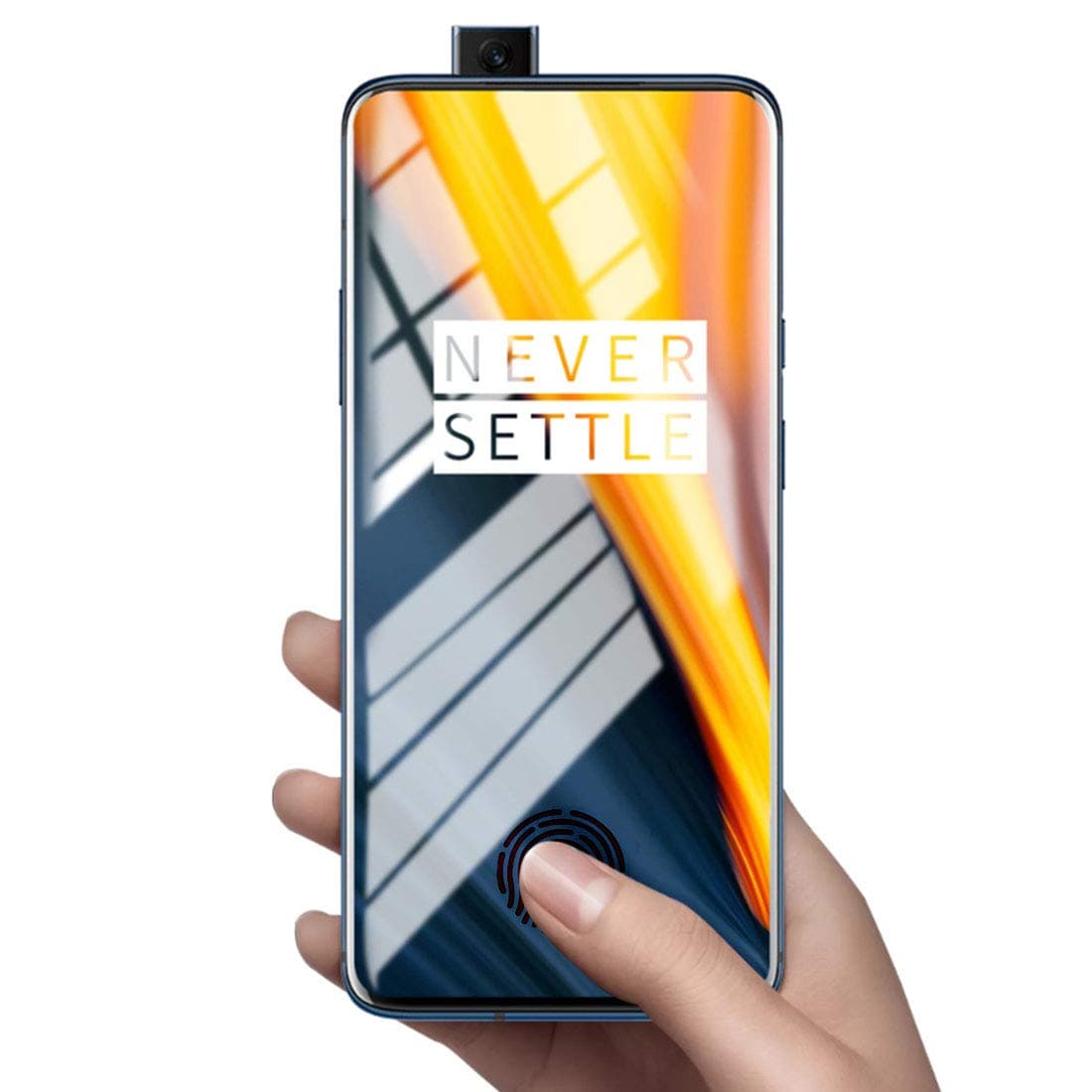 Oneplus 7T / 7 Pro Screen Protector, Tamoria UV 0.2MM Full 3D Curved EDG Tempered Glass Fingerprint Sensor Compatible for Oneplus 7 Pro Screen Protector for Oneplus 7 Pro/Oneplus 7T