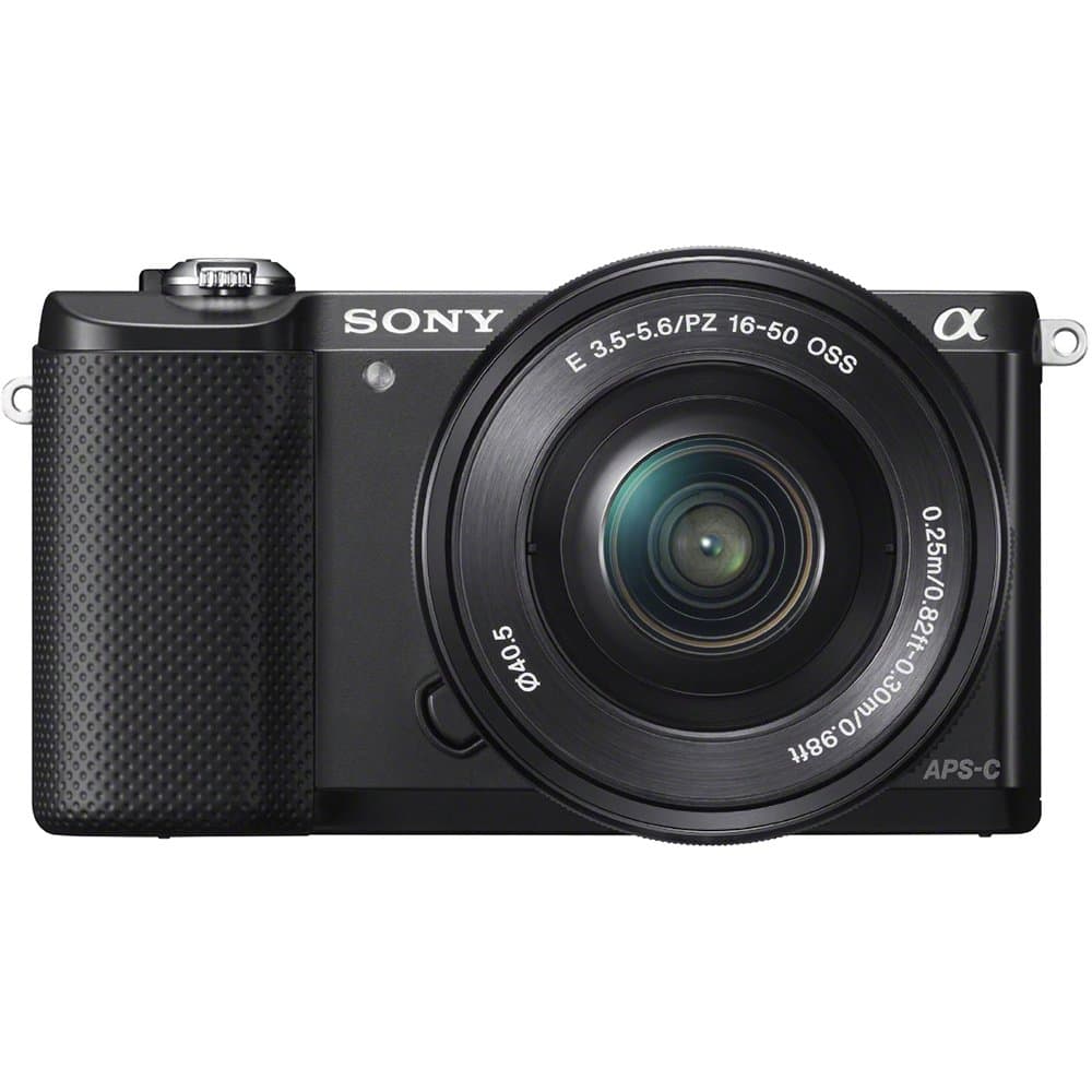 Sony Alpha a5000 Mirrorless Digital Camera with 16-50mm OSS Lens (Black)