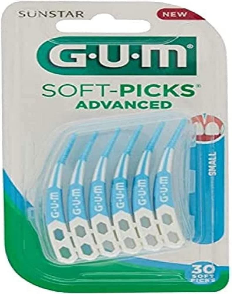 Gum – Pack Interdental Brushes Soft Picks Advanced Small Gum, 30 Pieces