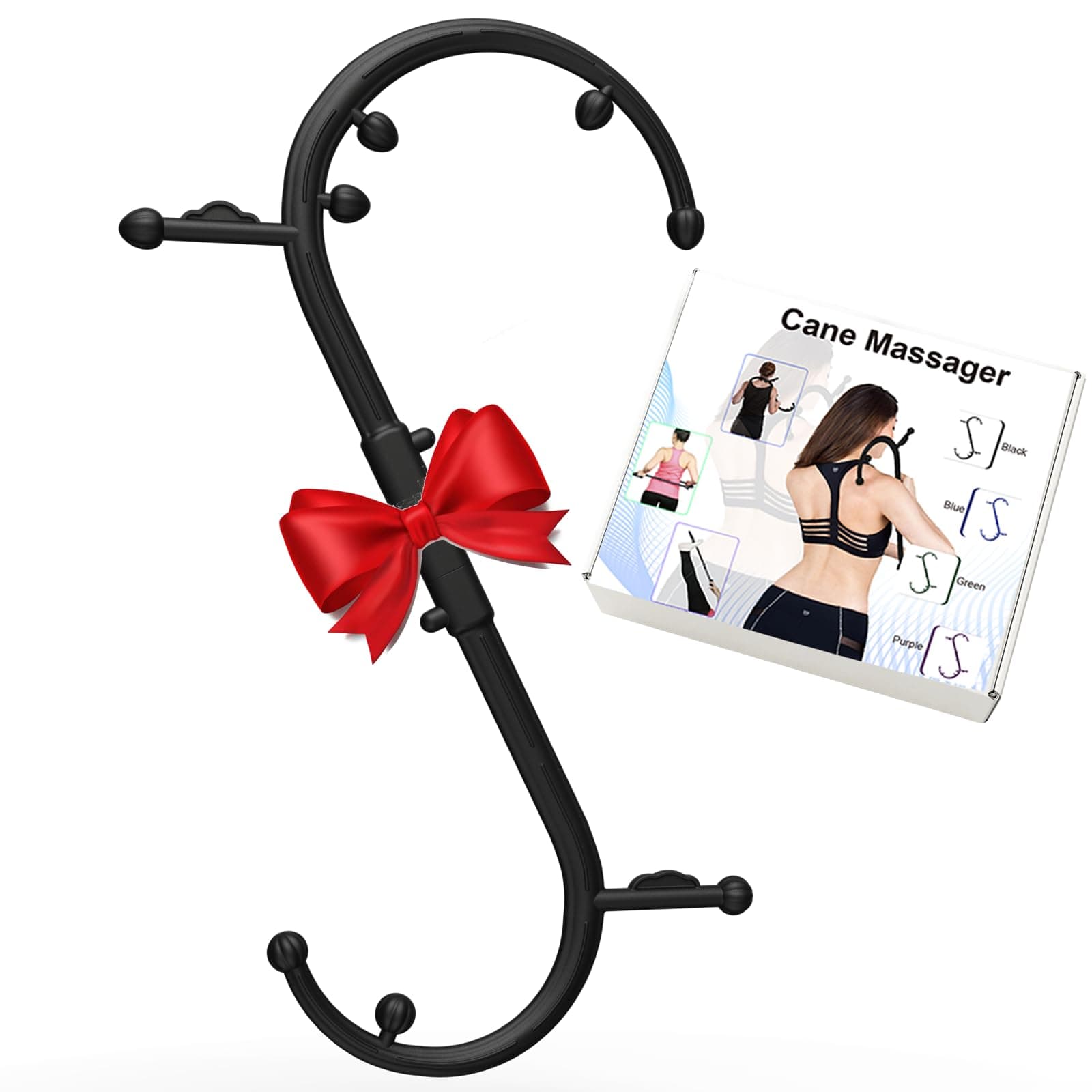 Back and Neck Massager Trigger Point Massager Lower, Shoulder Massager, Myofascial Release Tool - Deep Muscle Massage Tool