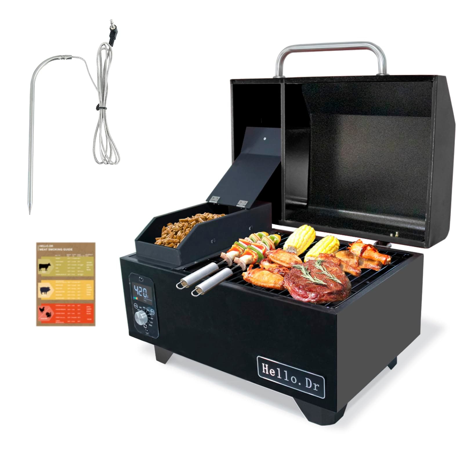 Portable Electric Smoker Grill