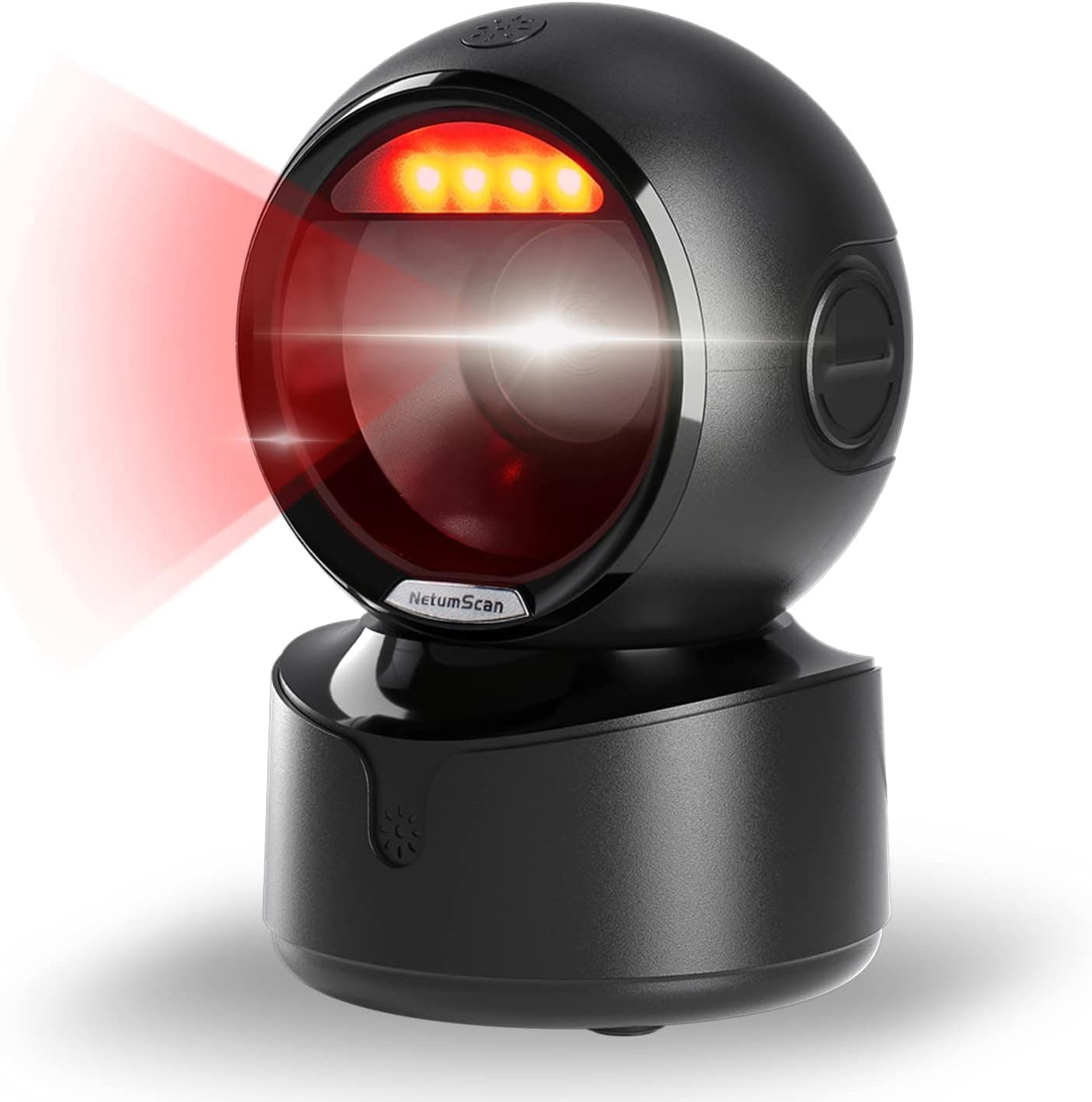 NetumScan Automatic Omnidirectional Desktop Barcode Scanner, Hands-Free USB Wired QR Barcode Reader, 1D 2D Bar Code Image Sensing for Warehouse, Supermarket, Retail Store, Bookstore Pos System