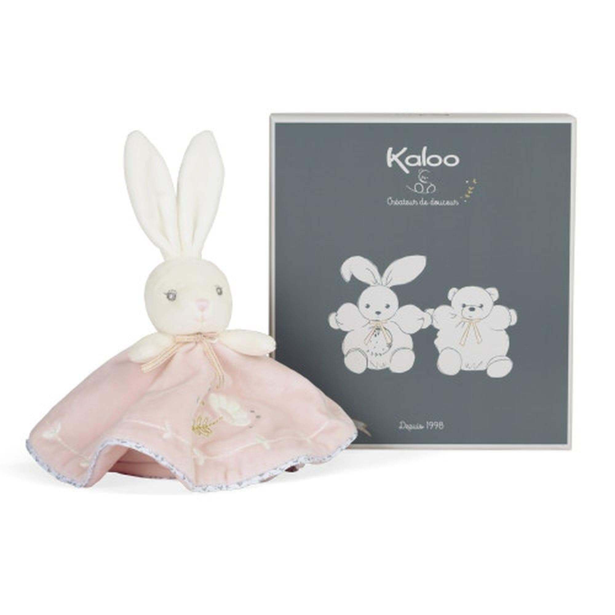 Kaloo Perle - Round comforter Rabbit - Pink - 20 cm