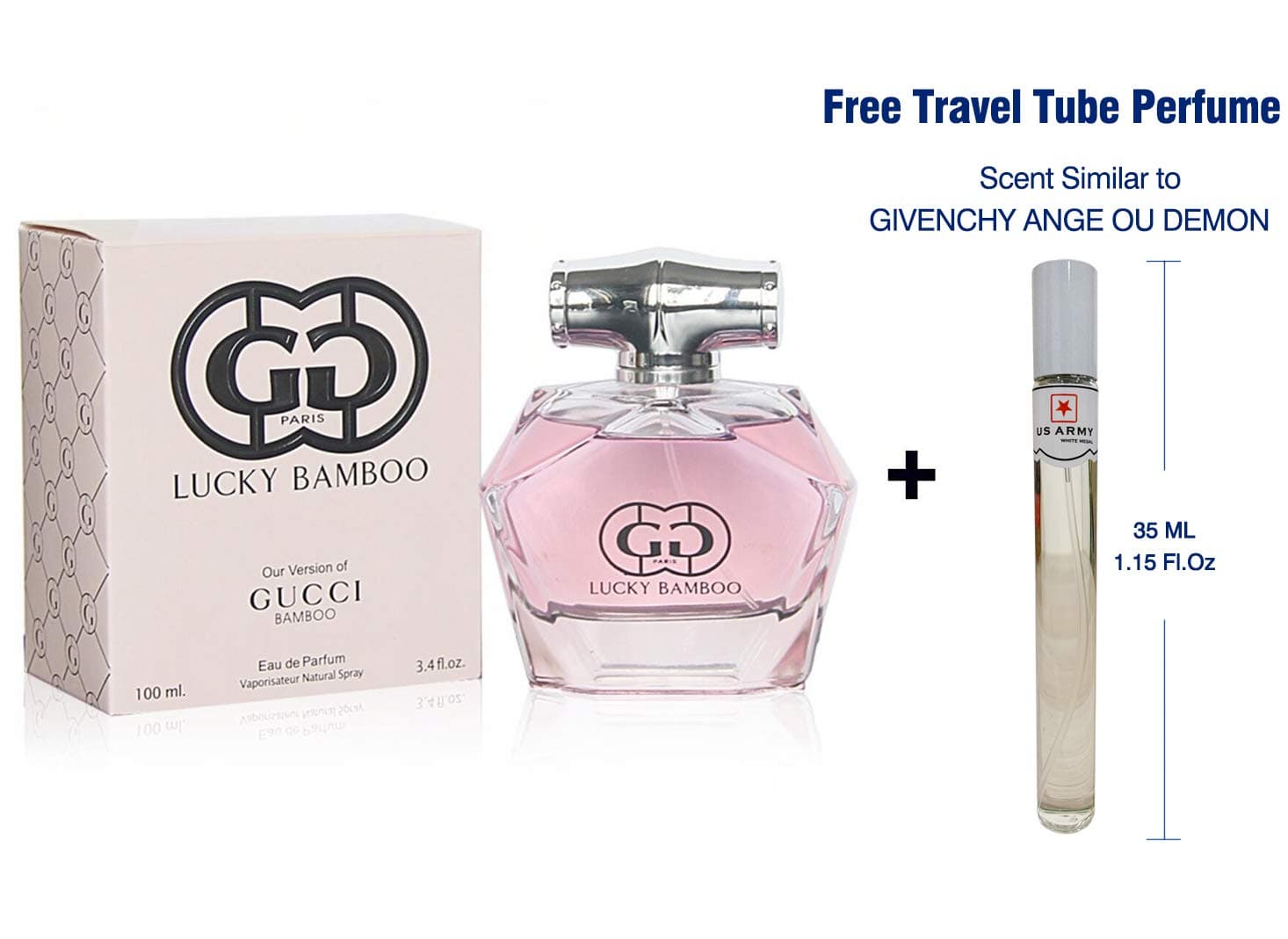 LUCKY BAMBOO, 3.4 fl.oz. Eau de Parfum Spray for Women, Perfect Gift