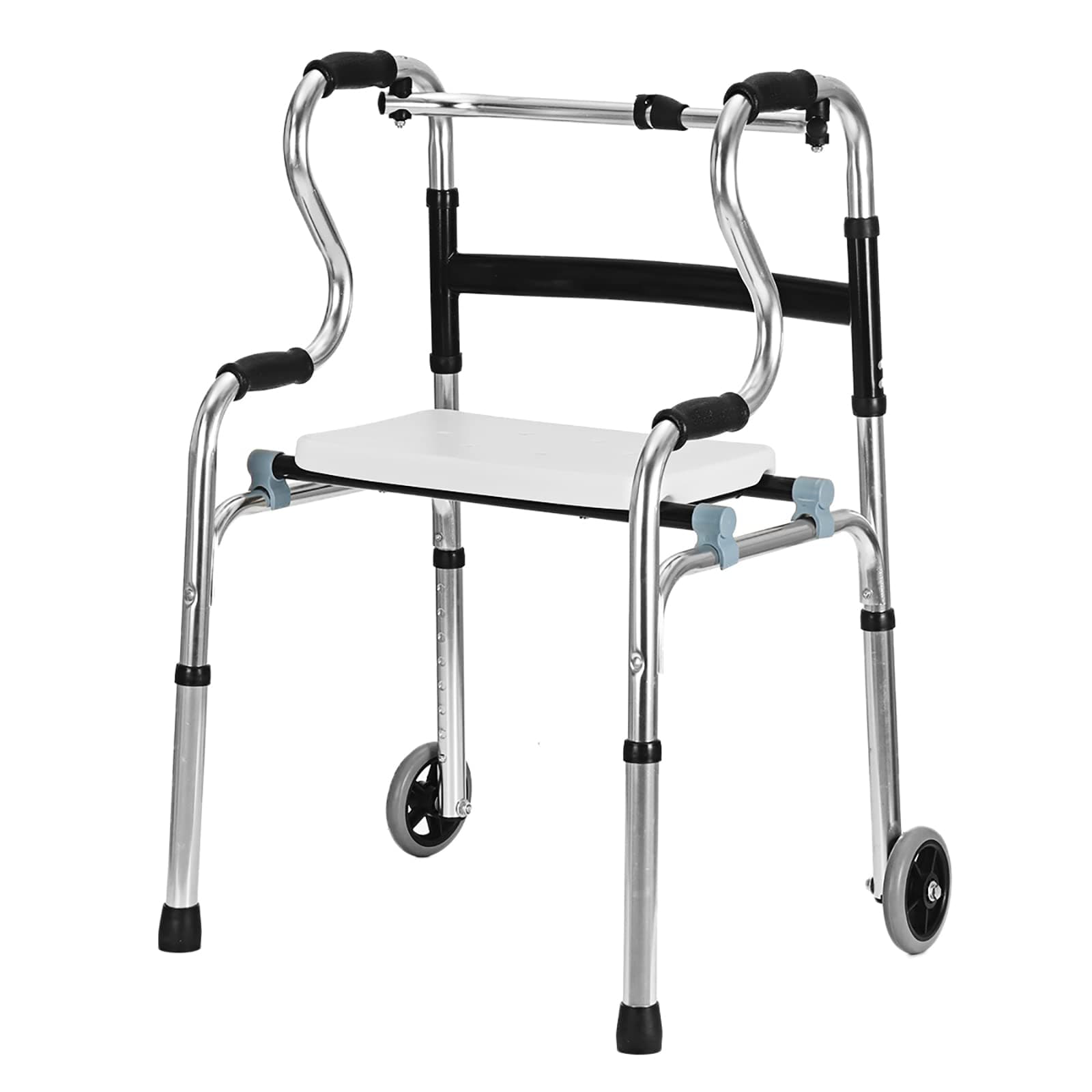 Heavy Duty Upright Walker - Upright Posture Walker Mobility Rollator, Stand Up Folding Rollator Walker, Folding Rollator Walker, Upright Walker, Upright Rollator Walker, Stand Up Rollator Walker